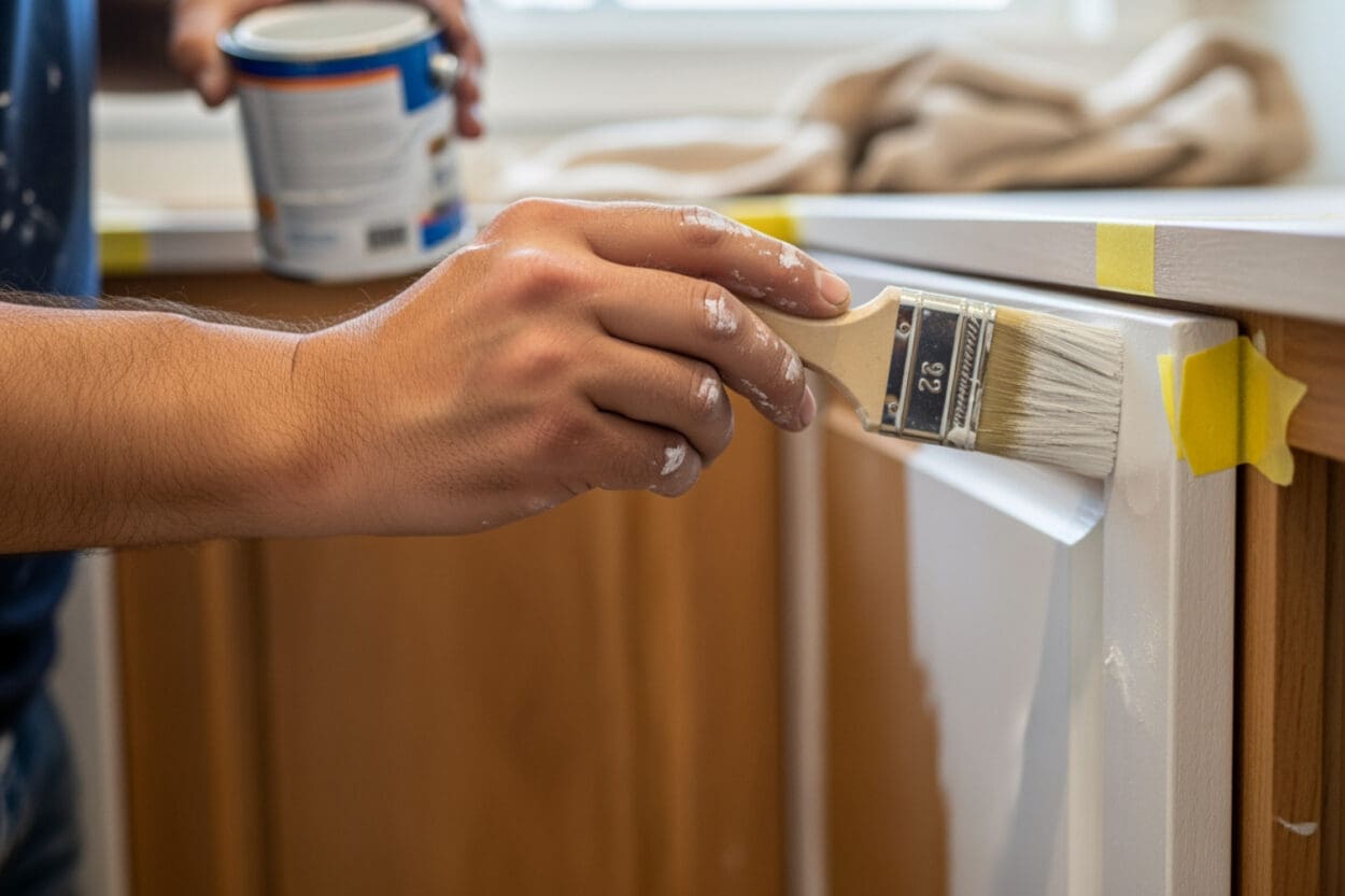 Professional kitchen cabinet makeover