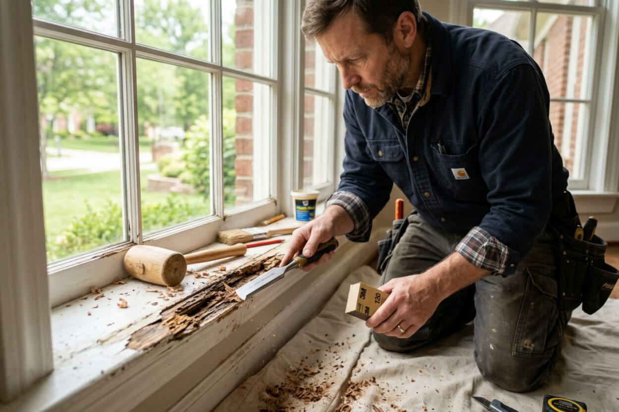 carpentry repairs Carmel area