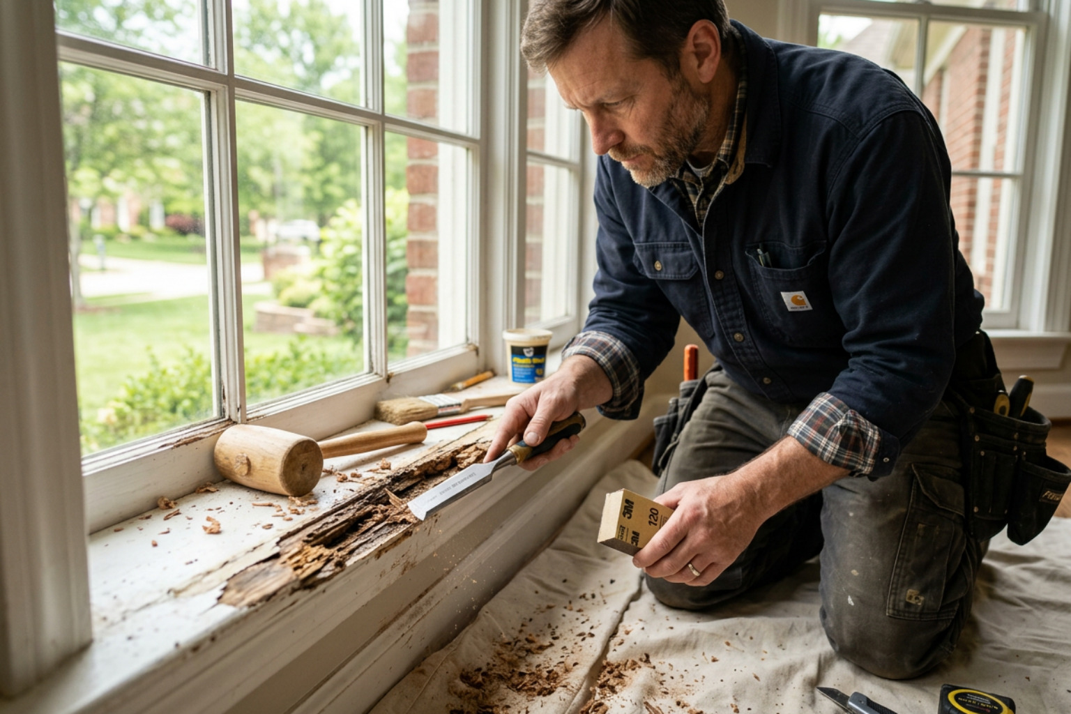 carpentry repairs Carmel area